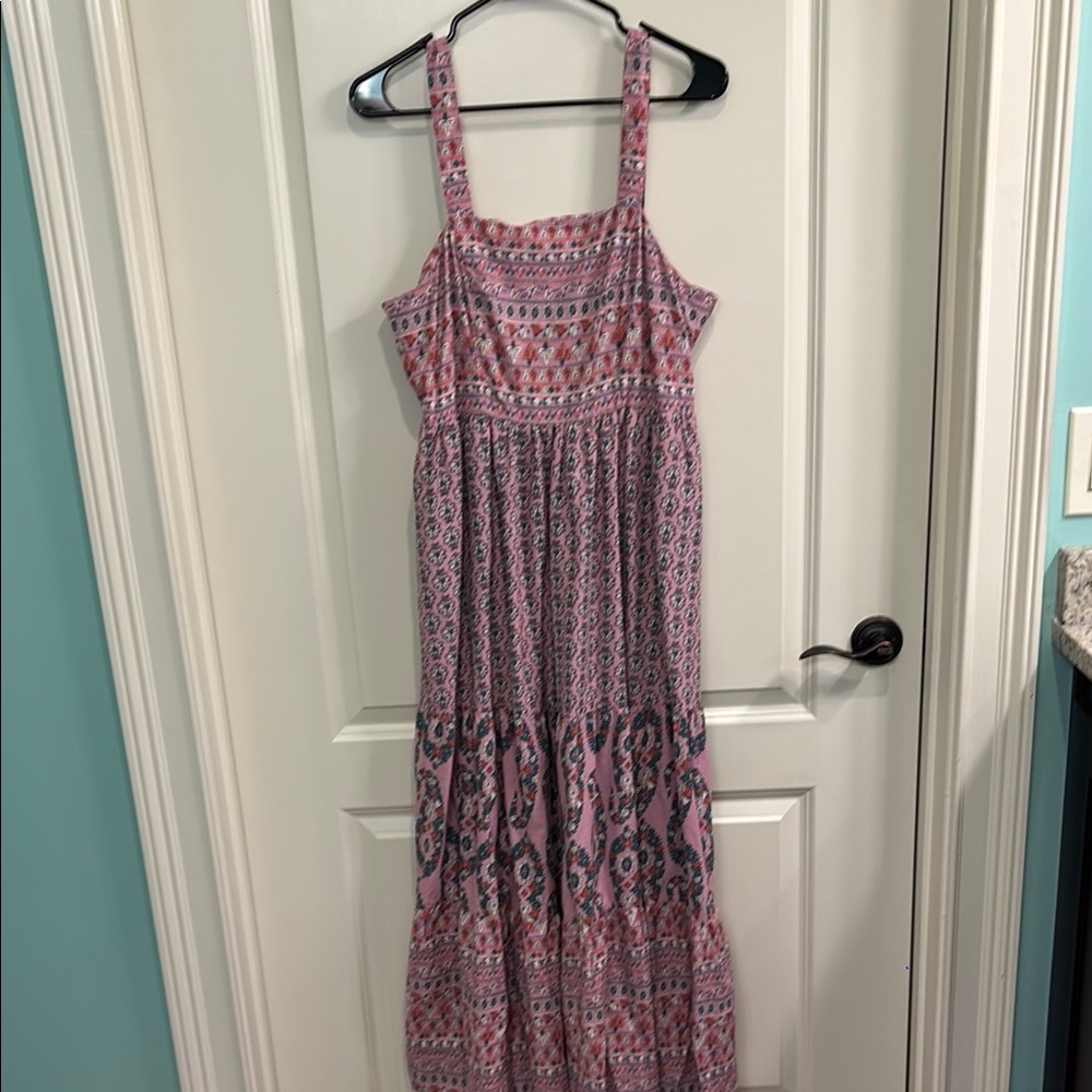Indian Block Print Maxi Dress